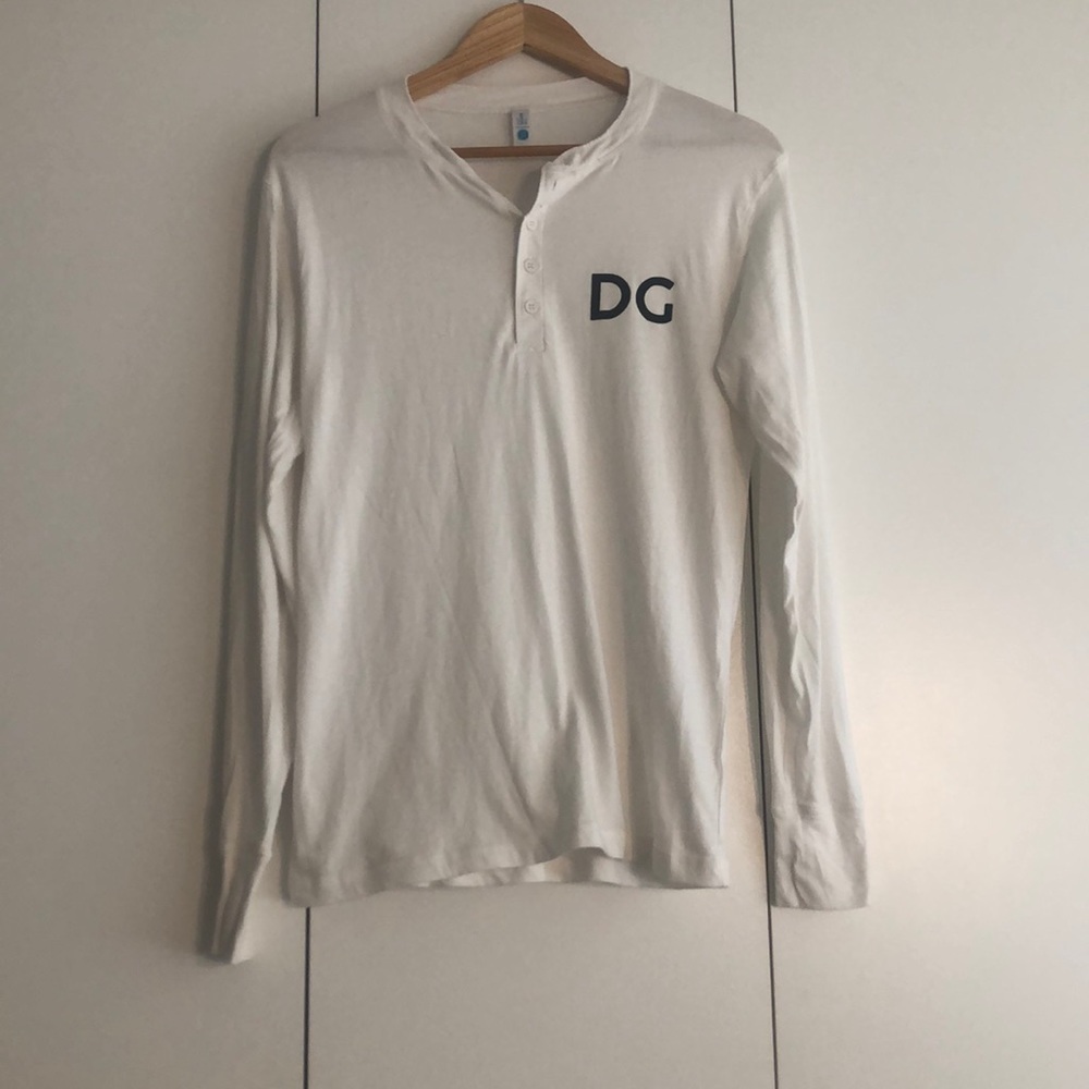 White Long Sleeve DG Delta Gamma Tee